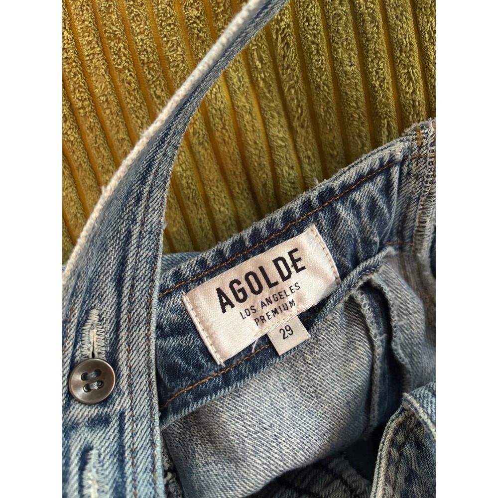 AGOLDE Ingrid Denim Jumpsuit Size 29 Vintage Inspired‎ 80s 90s 6 M Medium - Picture 6 of 9